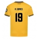 Wolves Rodrigo Gomes #19 Replike Domaci Dres 2024-25 Kratak Rukav